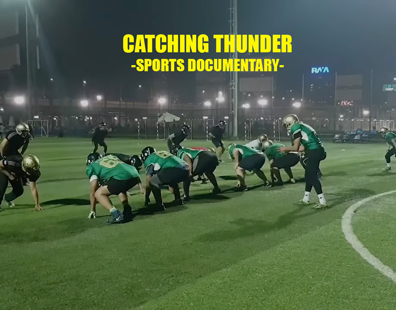 Frame from Catching Thunder